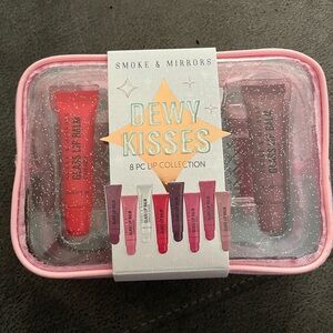 Smoke & Mirrors Dewy Kisses Lip Collection - Red and Pink